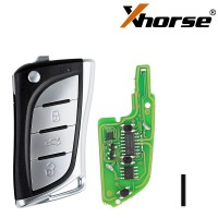 Xhorse XELEX0EN Super Remote Flip 3 Buttons for Toyota/Lexus Type with Super Chip Inside 5pcs/lot