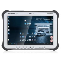 100% Original Panasonic FZ-G1 I5 3rd Generation Tablet 8G with Software for benz Installed Ready to Use