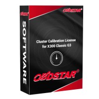 Cluster Calibration / Mileage Correction Function Authorization for OBDSTAR X300 Classic G3