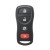 Remote 4 Button (433MHZ) VDO for Nissan