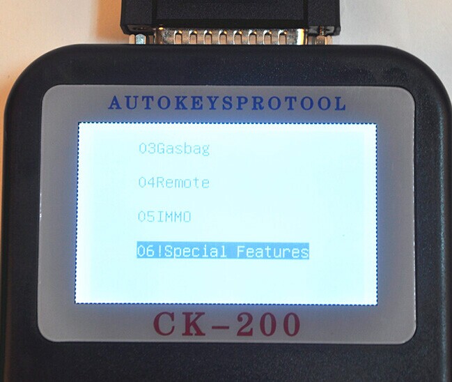 CK-200 Key Programmer Screen Display-1