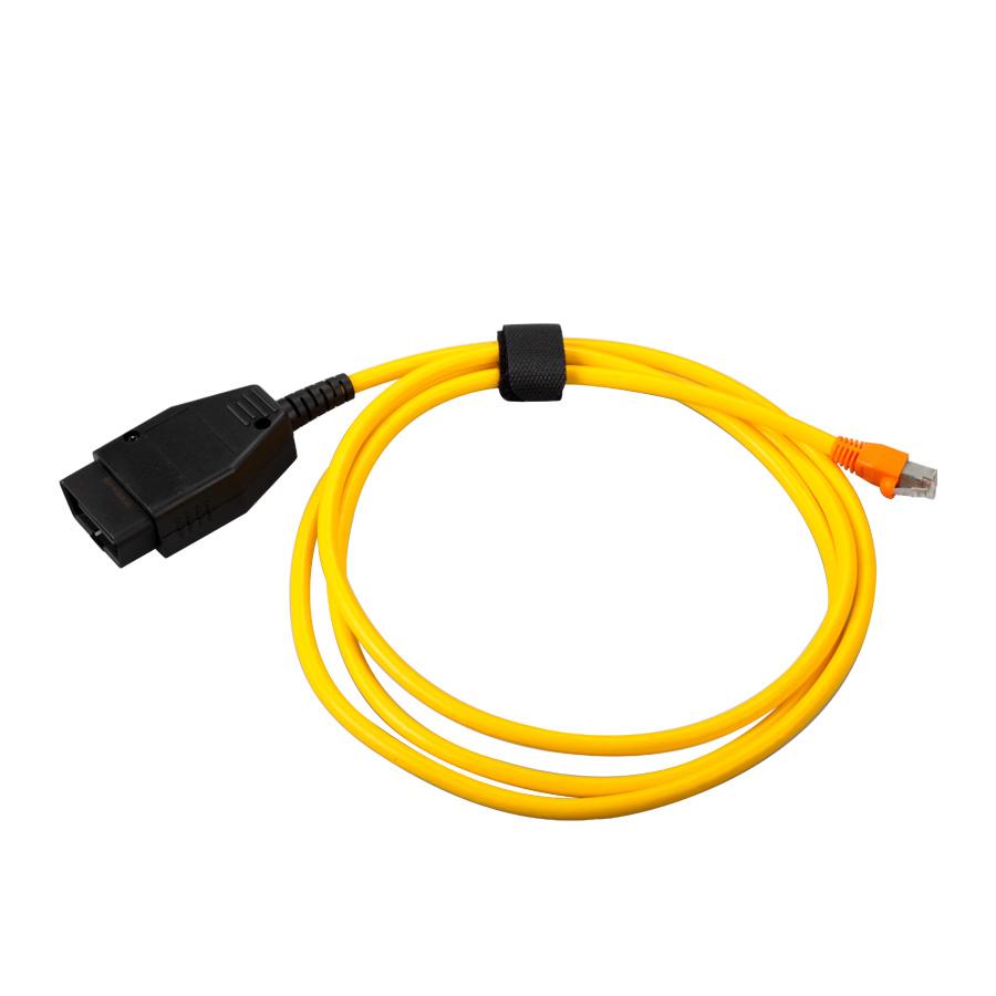 For BMW ENET Coding Cable ENET Ethernet to OBD2 Diagnostic Interface Cable  ENET ICOM Coding F-Series For BMW Enet Connector Color: ENET Cable With CD
