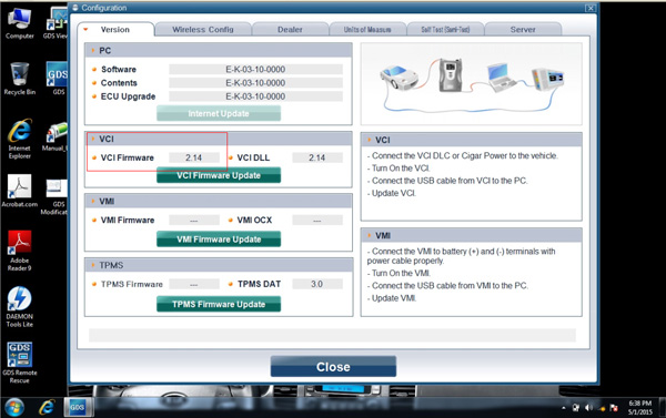 V2.14 GDS VCI Software 5
