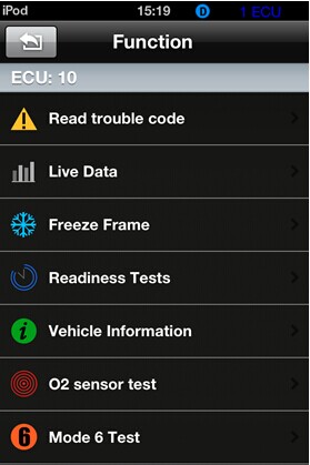XTOOL iOBD2 Mini OBDII OBD2 EOBD Bluetooth 4.0 Scanner For iOS & Android 