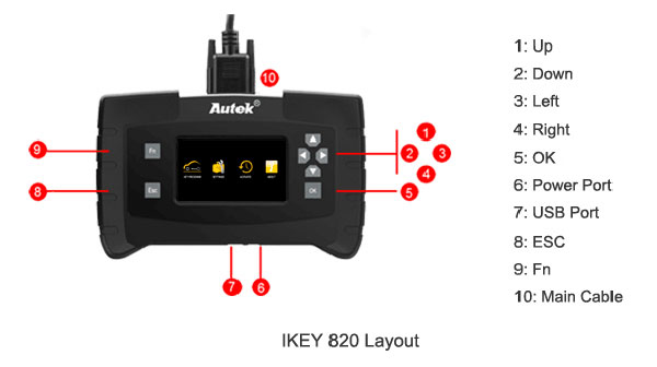IKey820 Car Key Programmer