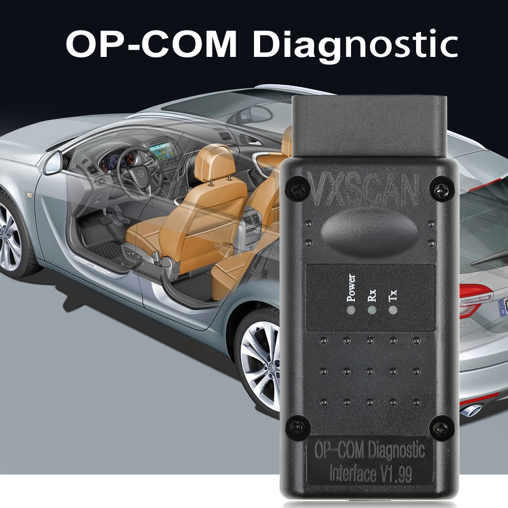 Opcom V1.99 med PIC18F458 OP com V5-kort Diagnostiskt gränssnitt  Autodiagostikverktyg för Opel Opcom V1.99 Op com OBD2-skanner