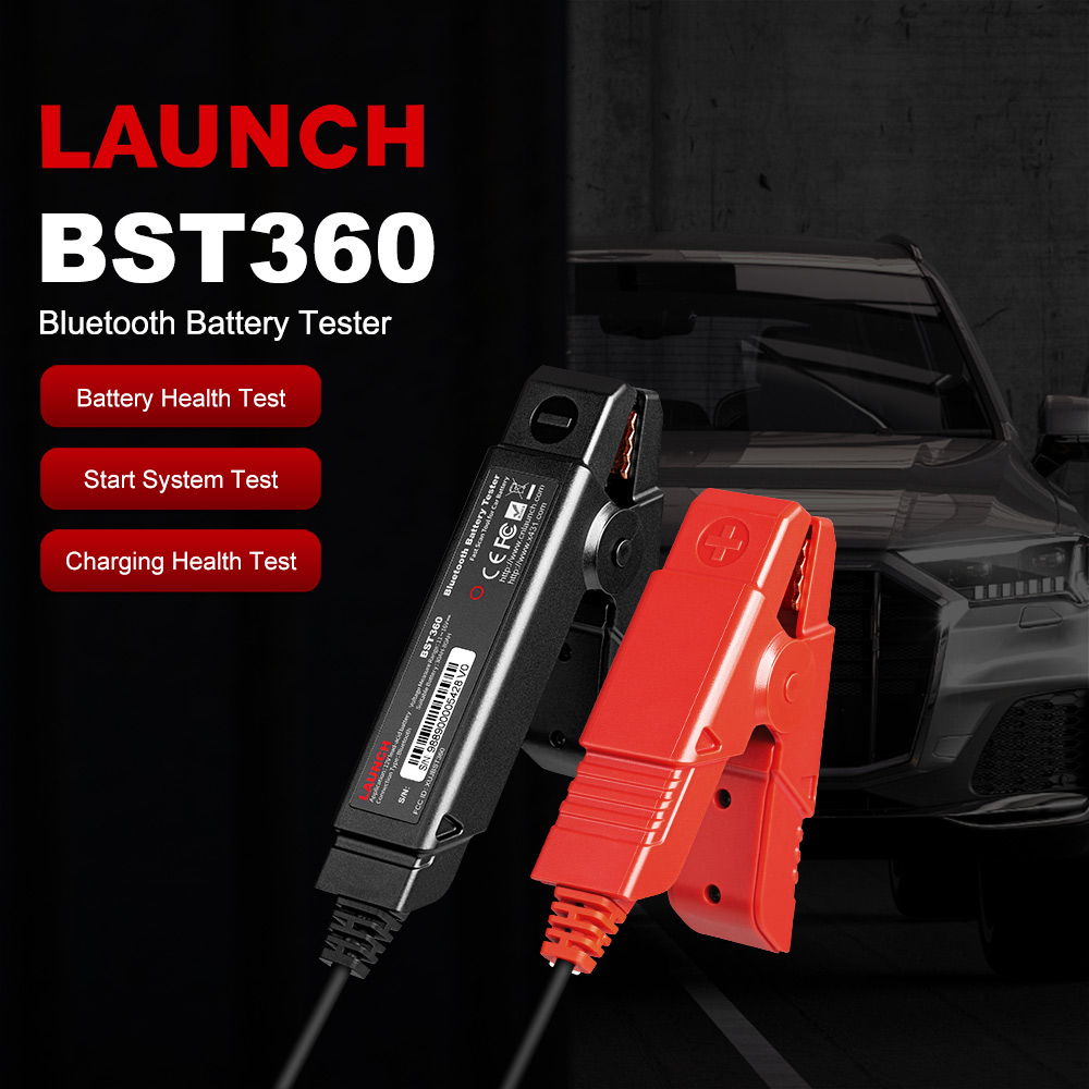 LAUNCH BST360 Bluetooth Battery Tester Clip Used With X431 PROS V V MINI PRO5 