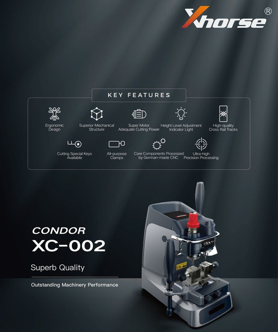 Xhorse Condor XC-002 Ikeycutter Mechanical Key Cutting Machine
