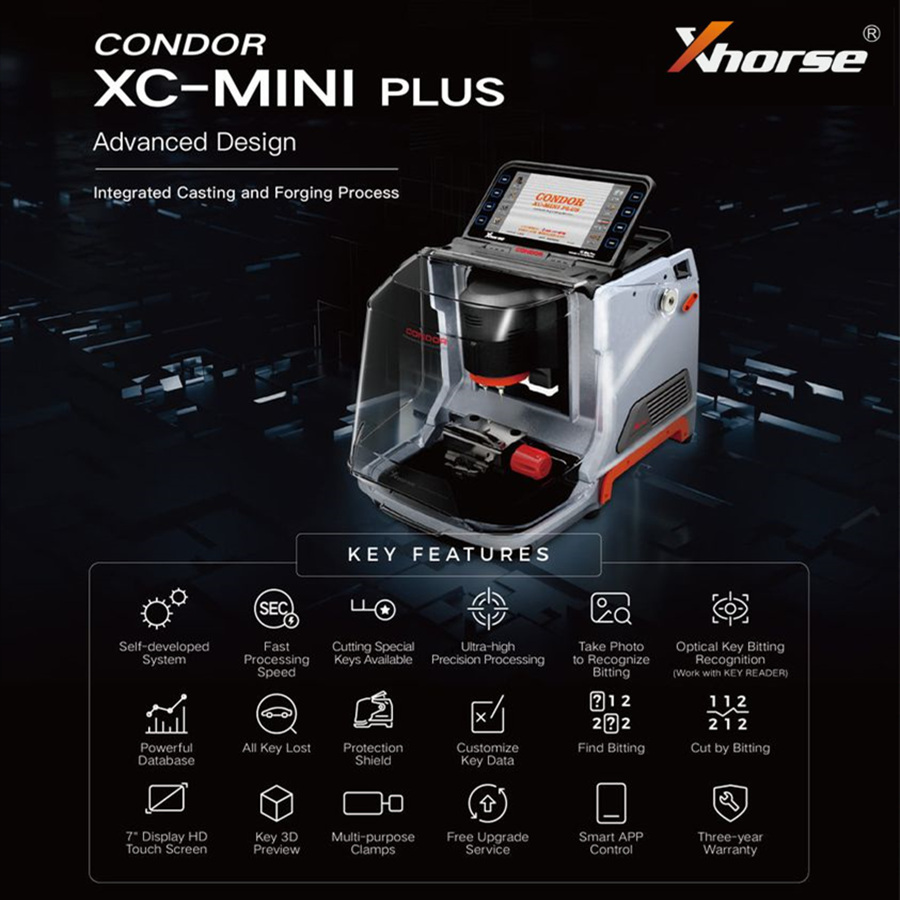 Xhorse Condor XC-Mini Plus Features