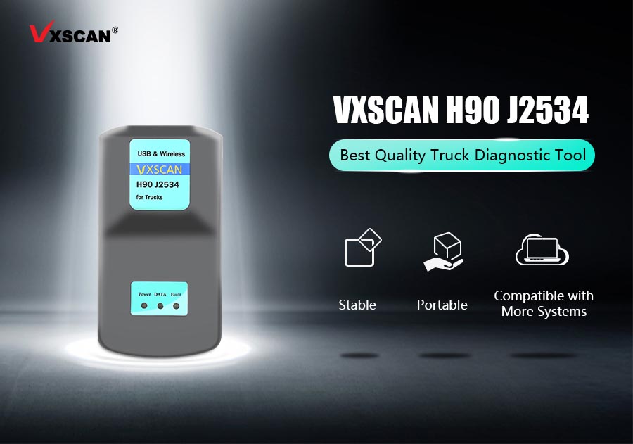 VXSCAN H90 J2534 Diesel Truck Diagnosis Interface 