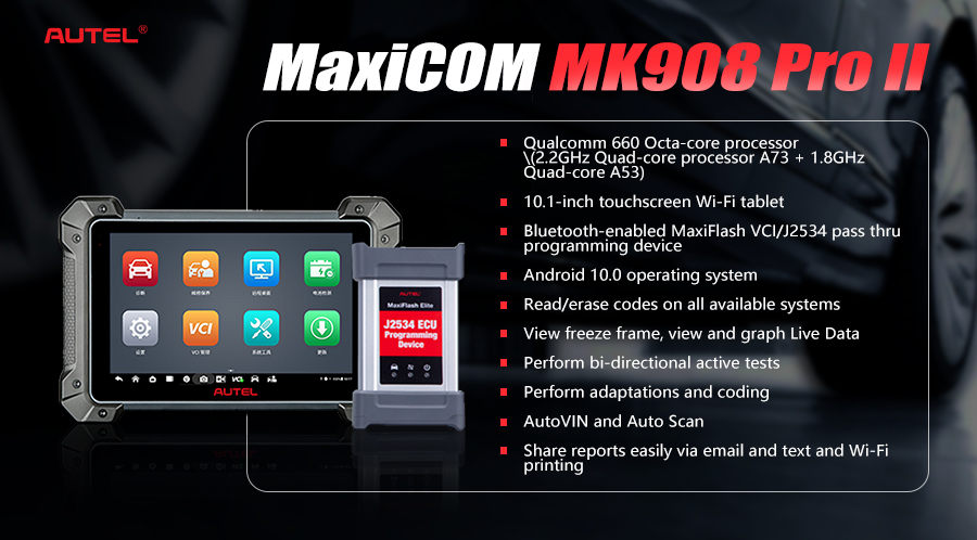 Autel MaxiCOM MK908 PRO II