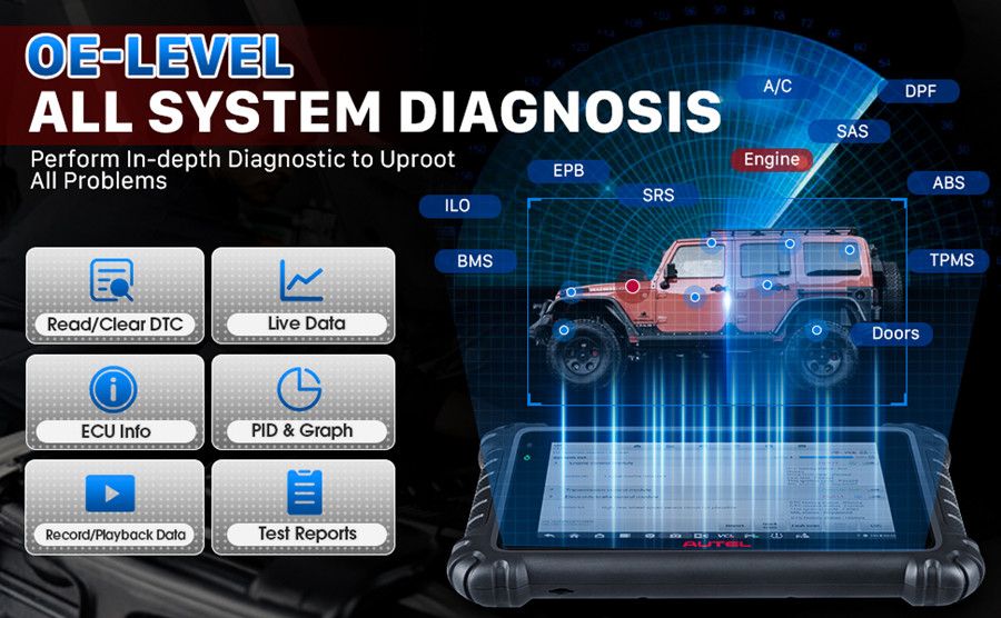 Autel MaxiCOM MK906 PRO Automotive Full System Diagnostic Tool