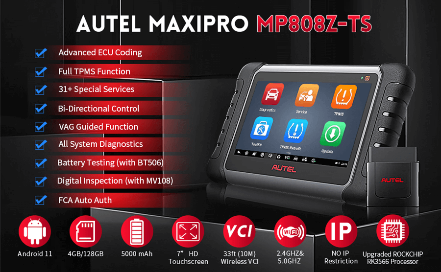 2023 Autel MaxiPRO MP808Z-TS 
