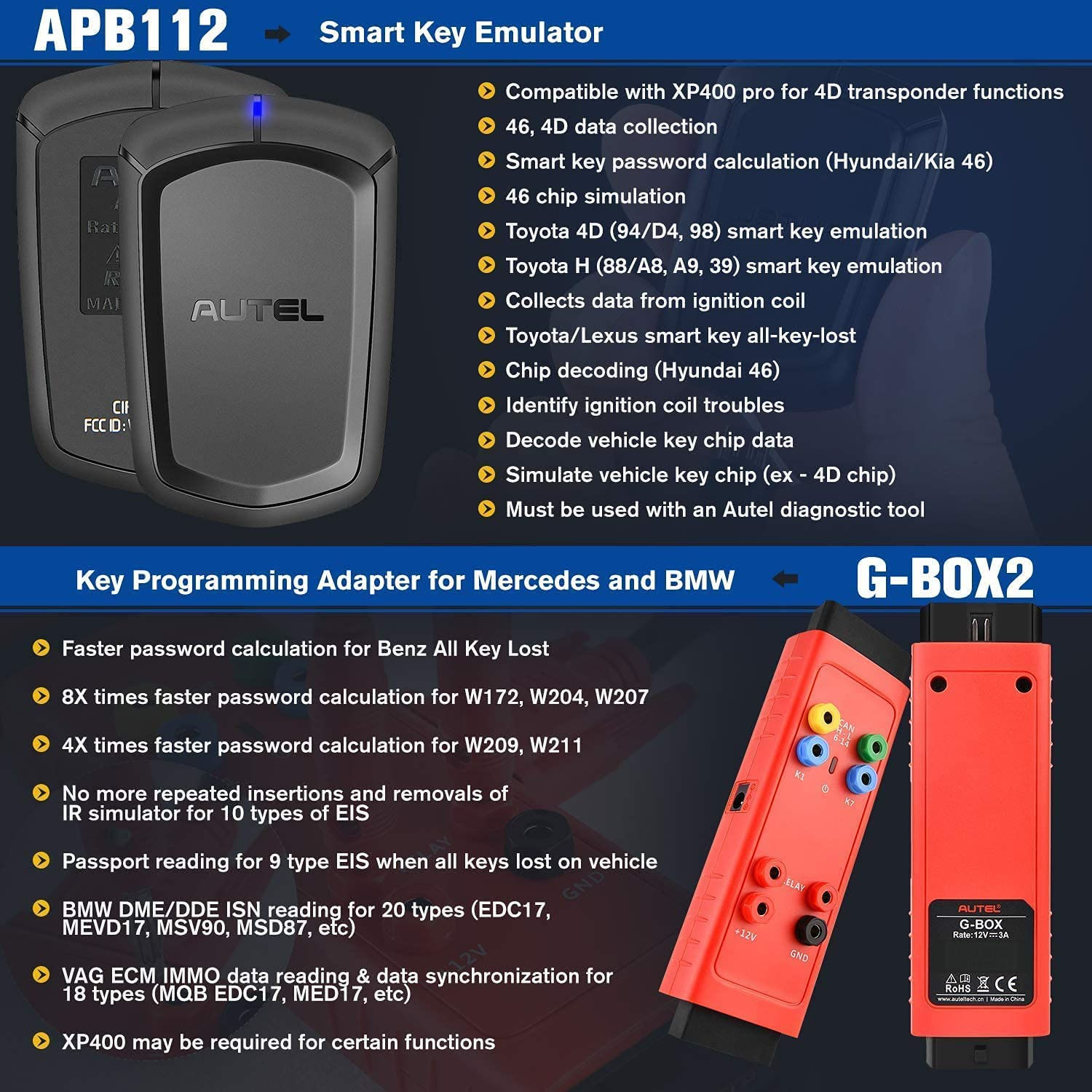  Autel APB112 with GBOX2
