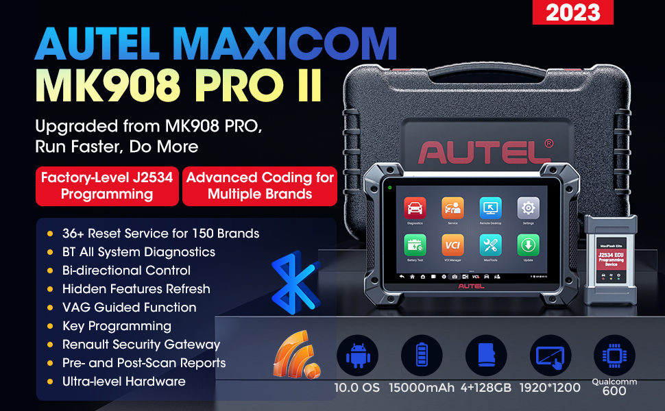 Autel MaxiCOM MK908 II Scanner Diagnostic Tool