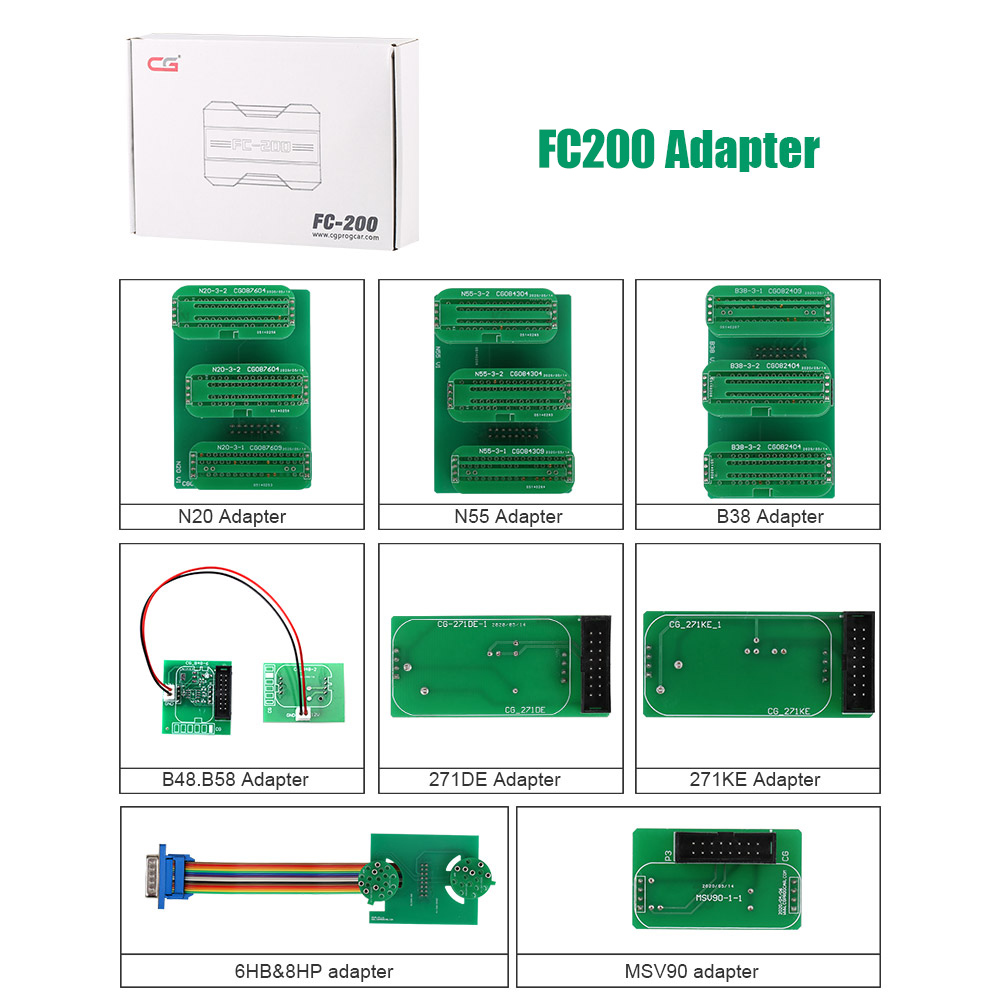 FC200 New Adapters Set