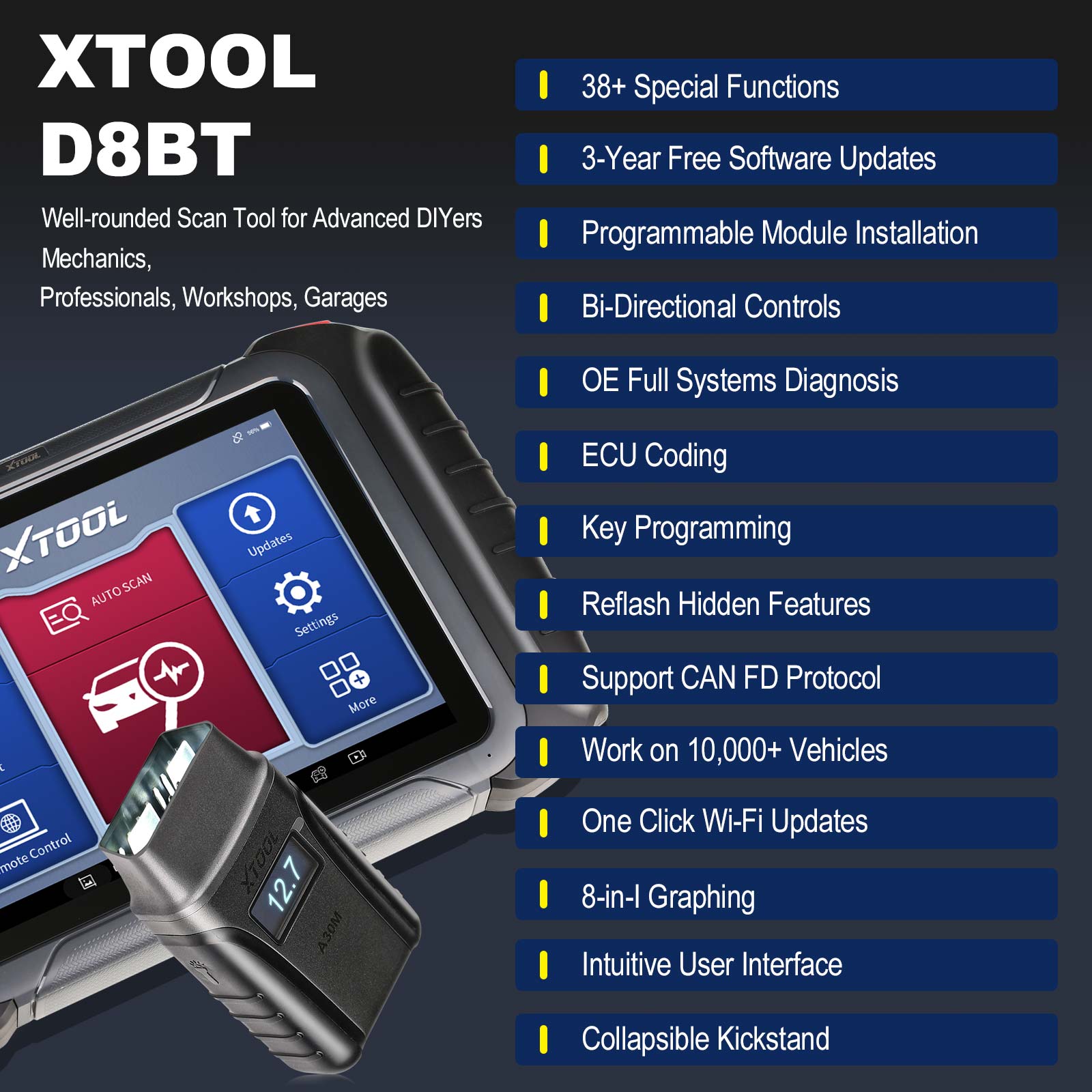 Xtool H6Pro Master Smart Diagnostic Tool Device