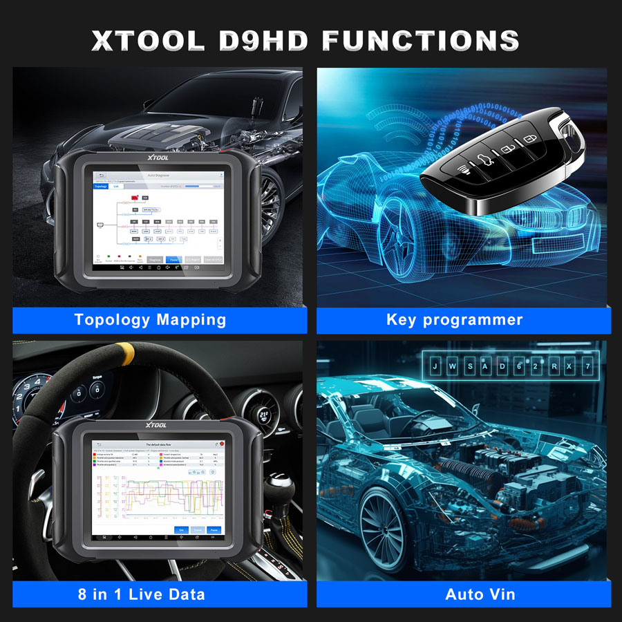 XTOOL D9HD Truck and Car diagnostic tool 
