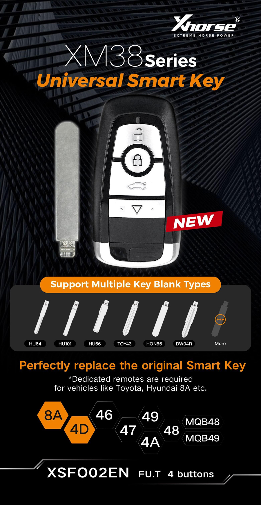 Xhorse XM38 Series Universal Smart Key