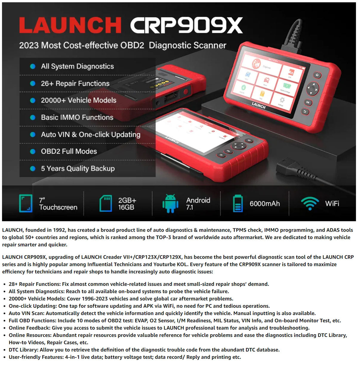 LAUNCH X431 CRP919X All System Diagnostic Tool