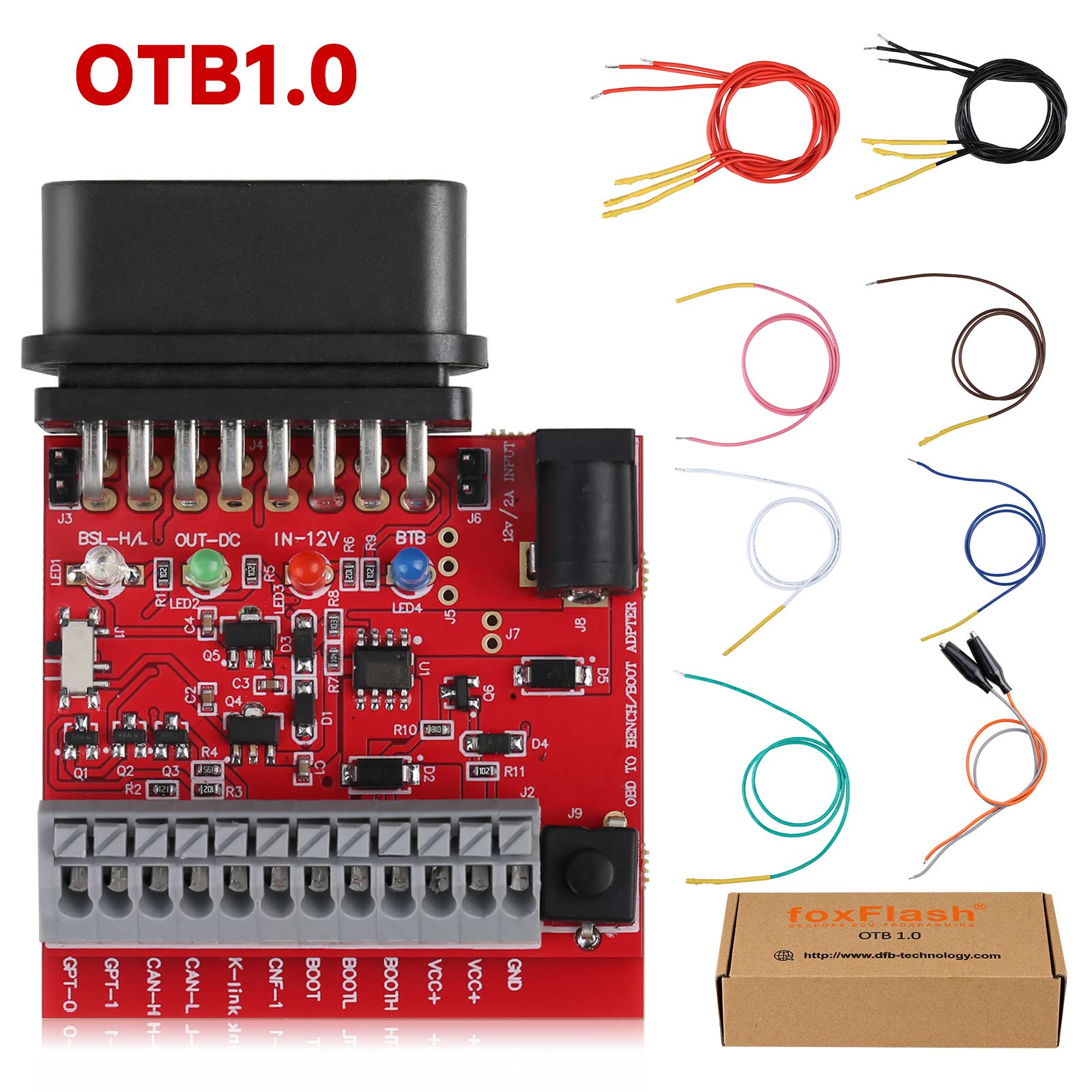 FoxFlash OTB 1.0 Expansion Adapter Package List