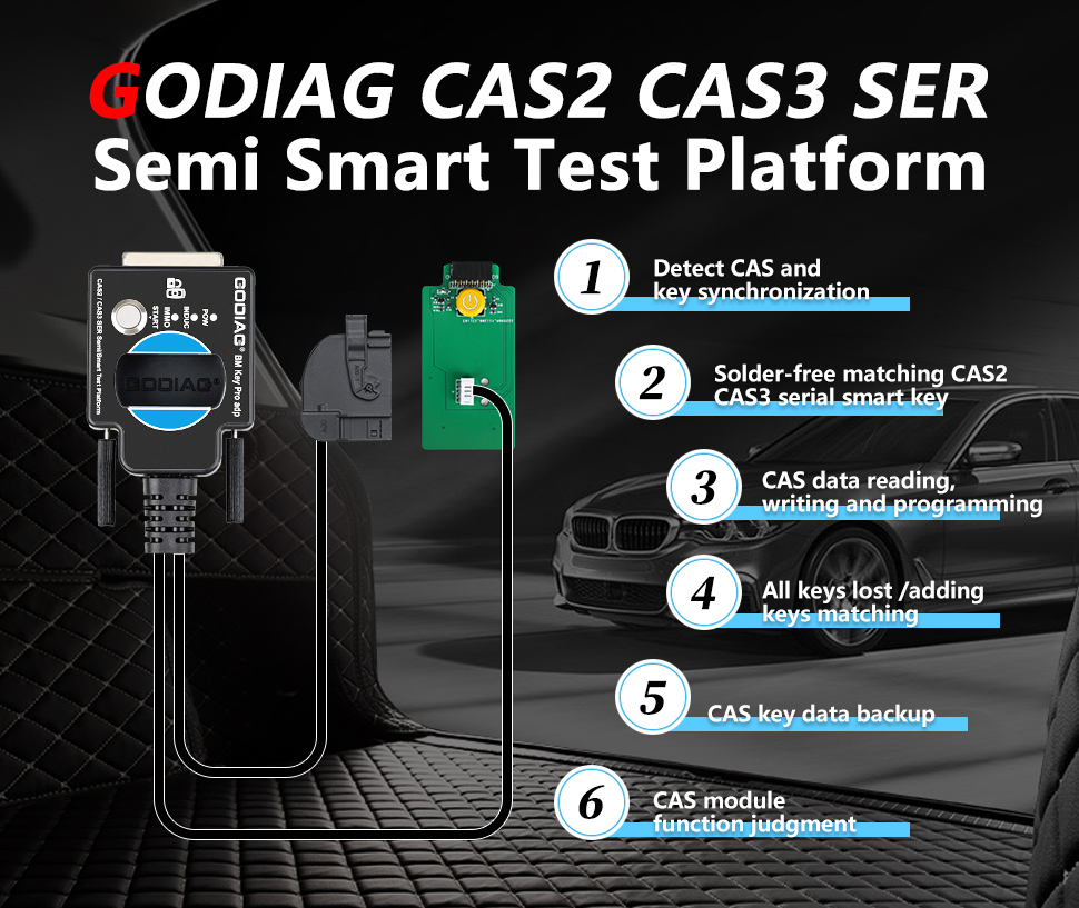 GODIAG CAS2 CAS3 SER Semi Smart Test Platform