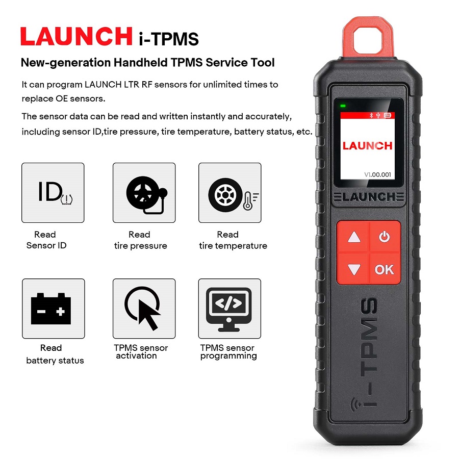 Launch i-TPMS Handheld TPMS Service Tool 