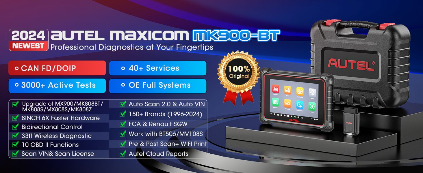 Autel MaxiCOM MK900-BT 