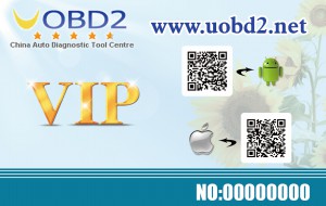 UOBD2 VIP Card